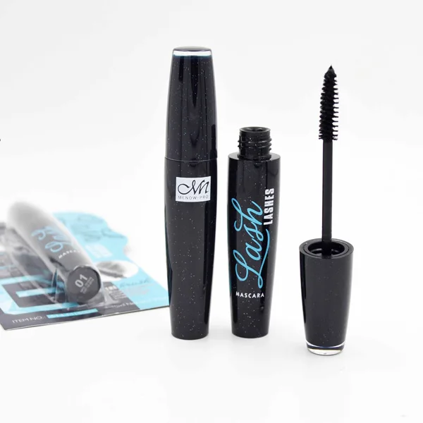 

Menow Cosmetic M16002 Waterproof Fiber Lashes Extension Mascara, Single-color