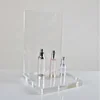 Clear Acrylic Cosmetic Bottles Display Plate