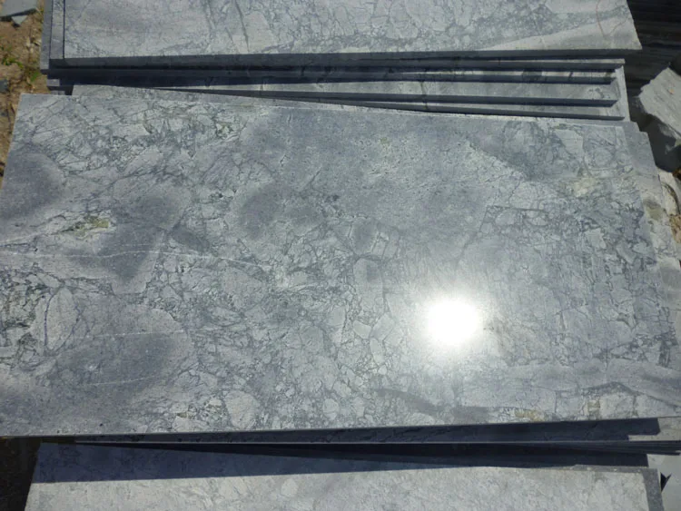 Chinese Natural Aquasol Quartzite Marble Fantasy Silver Grey Granite