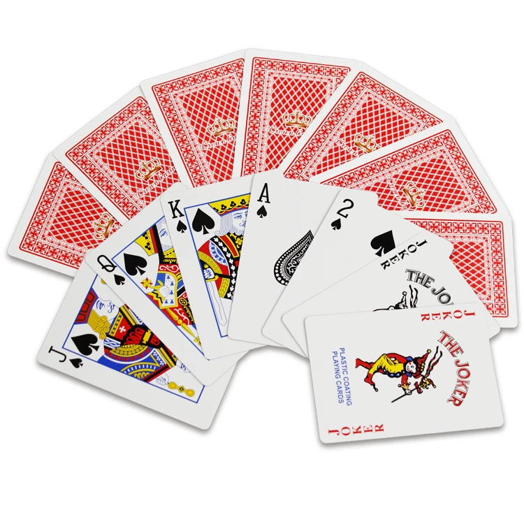 

China Supplier Party Game 2019 New Arrivals Custom Pvc Cards Spiel Matte Poker Karten Paper Poker Playing Card