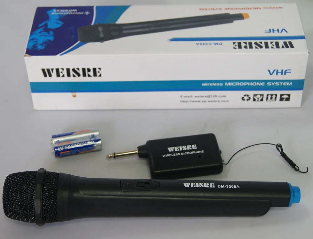 3308a Mini Smallest Portable Wireless Microphone,Vhf Receiver