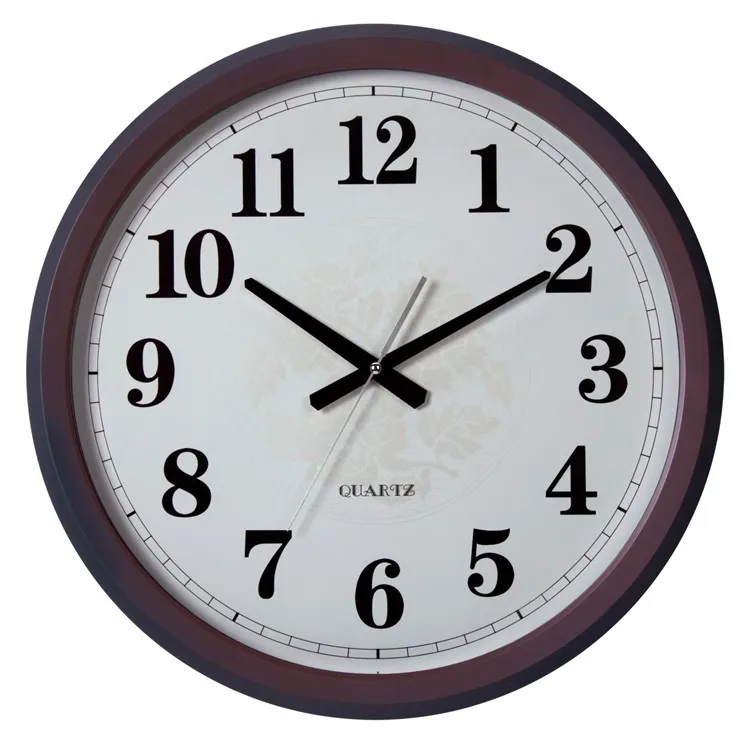 40cm+ Analog Wall Mounted Clock With Lcd Date & Day Buy Wall Clocks
