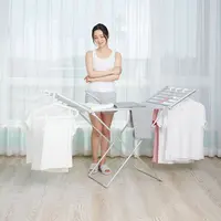 

Household Folding Standing Aluminum Electric Heated Clothes Drying Rack