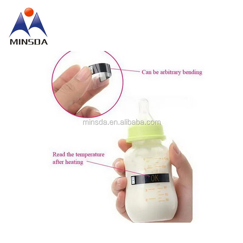 Infant Baby Milk Bottle Temperature Test Paper Strip Thermometer Sticker New 