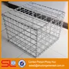 Galvanized welded gabion wire mesh box, explosion-proof wall, hesco bastion project