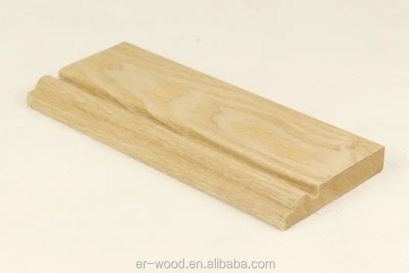 
Classic style MDF skirting board with wood veneer wrapping 