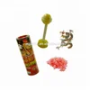 Nice Boom Container Filling Tattoo With Lollipop With Popping Candy