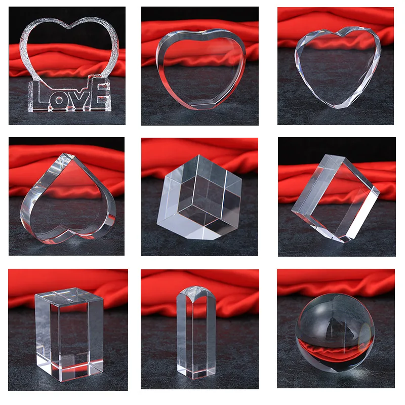 Wholesale Singapore Souvenir Crystal Merlion Glass Merlion Trophy For