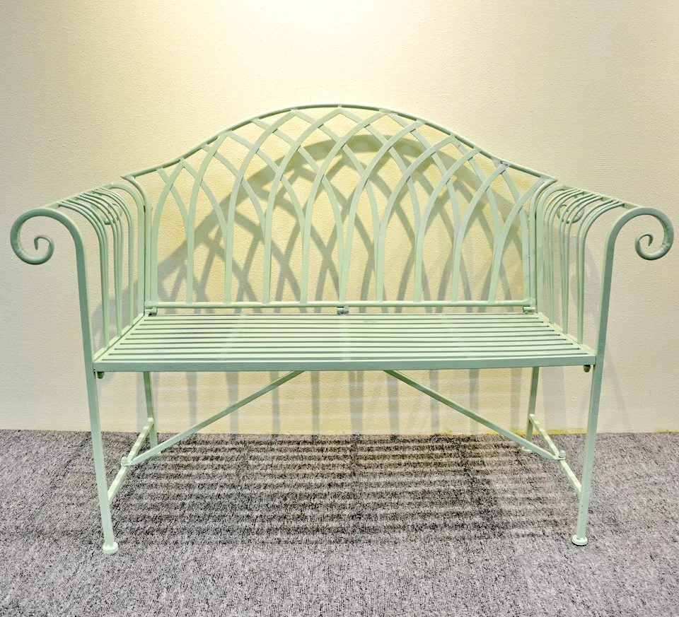 
hot sell cast iron metal outdoor Garden Bench 