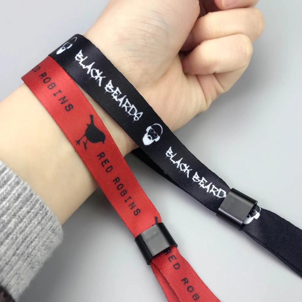 woven fabric wristbands
