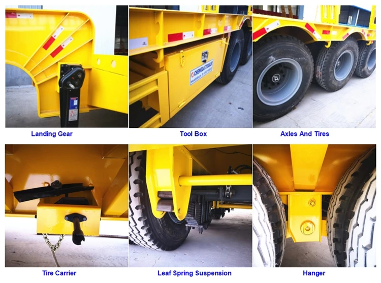 40ft low bed trailer dimensions for sale in singapore, View 40ft low