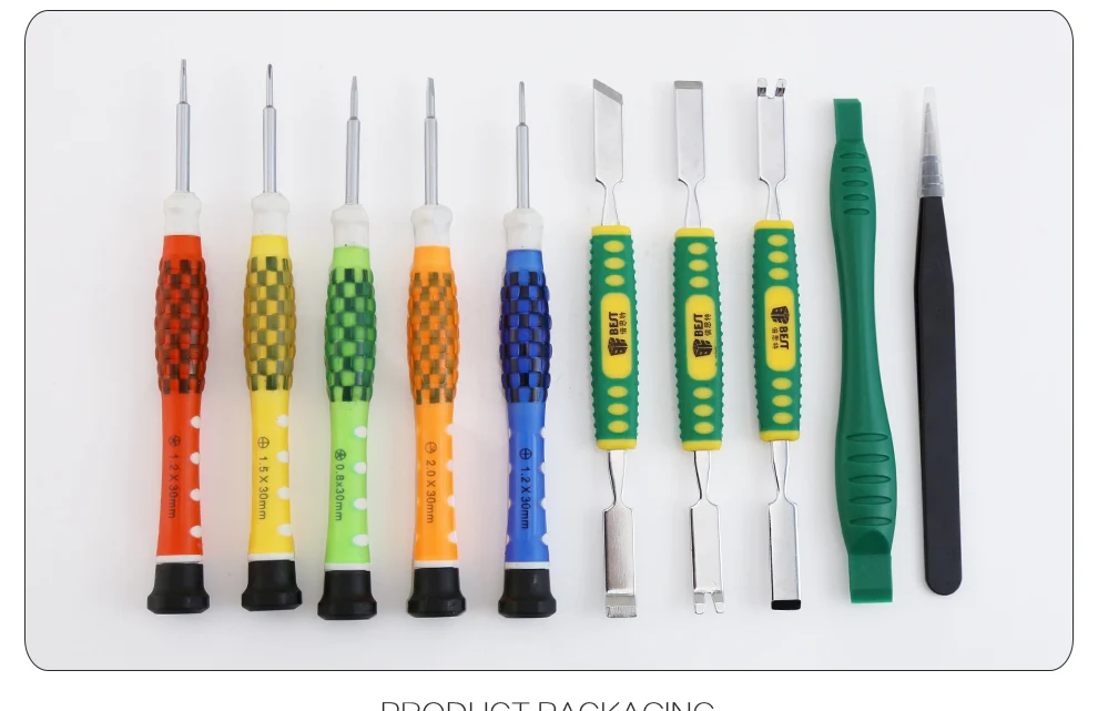 BEST-8926 10 in 1 Multi Repair Phone Opening Pry Screwdriver Tool Set for iPhone 8 7 MacBook Air Pro