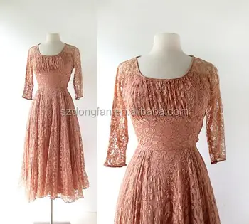 1940s lace dress