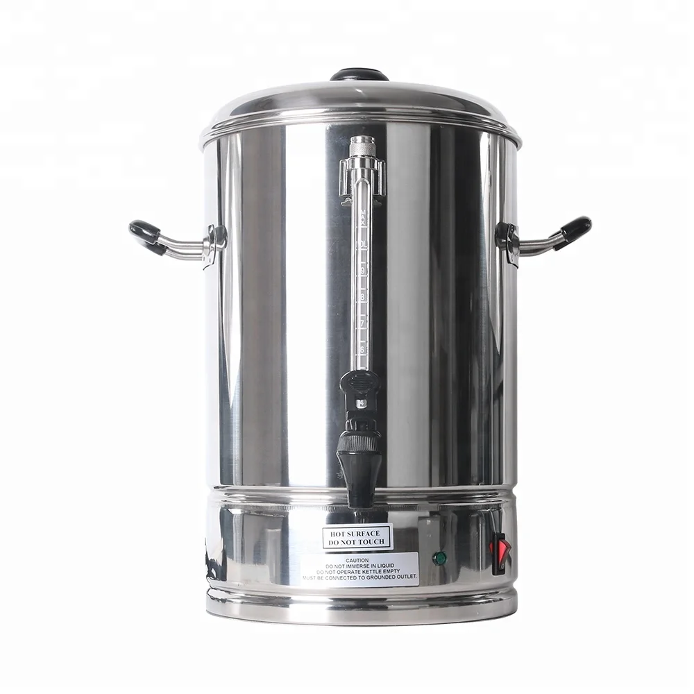 

IP15A 15l stainless steel coffee percolator commercial electric coffee maker with visible spray of the handle