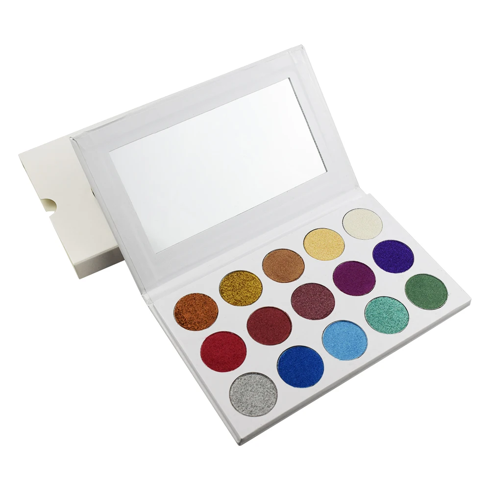 

custom colors oem eyeshadow palette eyeshadow pigment private label eyeshadow palette packaging, 15 colors