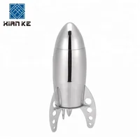 

Amazon top seller high quality bar rocket shape 500ml 700ml stainless steel unique cocktail shaker