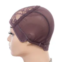 

Wholesale Cheap Brown Color High Quality Adjustable Wig Cap