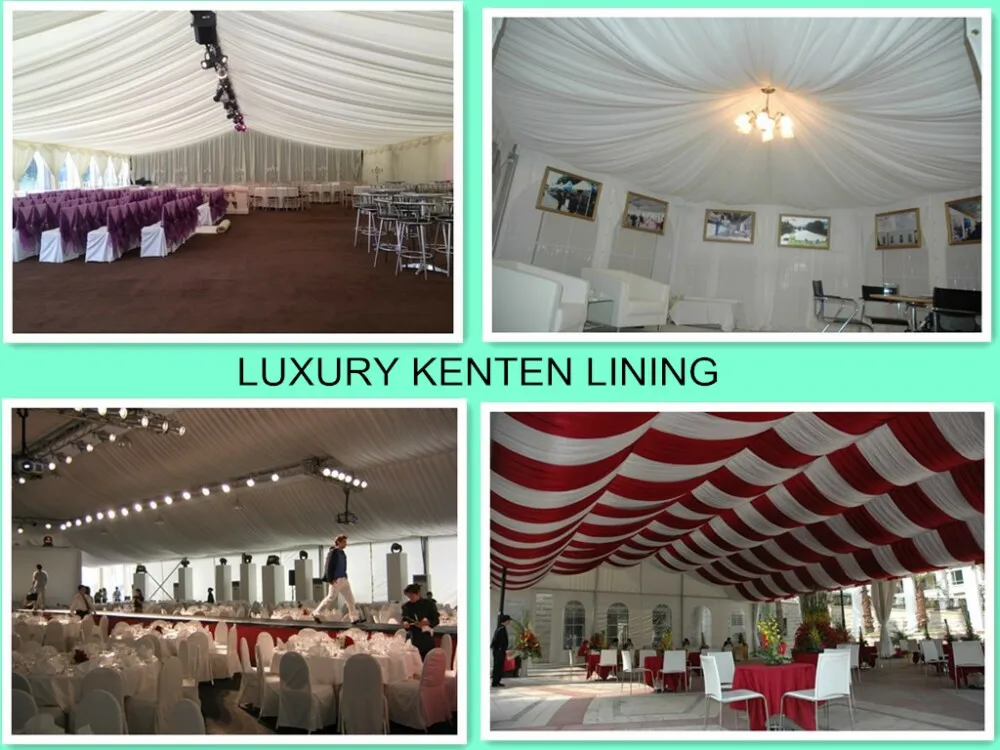 KENTEN 20x50m 500 People Tent Luxury Marquee Tent in Nigeria