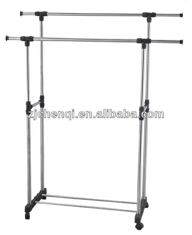 Heavy Duty Double Rail Clothes Display Rack Tm 324 Buy Heavy