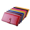 High-grade oil wax cow leather short paragraph ladies card wallet large-capacity women's hand bag with mobile phone holder