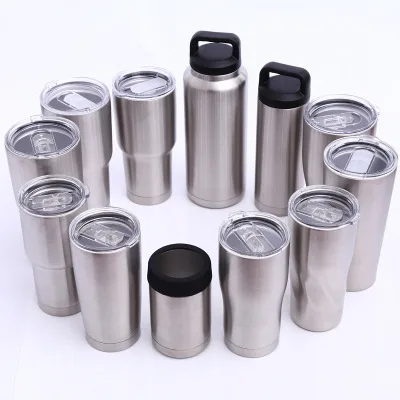 

Stainless Steel Tumbler with Splash Proof Sliding Lid - Premium Quality Double Wall Vacuum Insulated Travel Coffee Mug, As photo or customzied