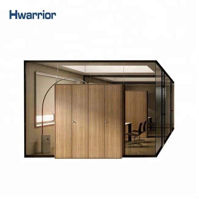 
Sound proof temporary cheap used office removable glass wall partition 