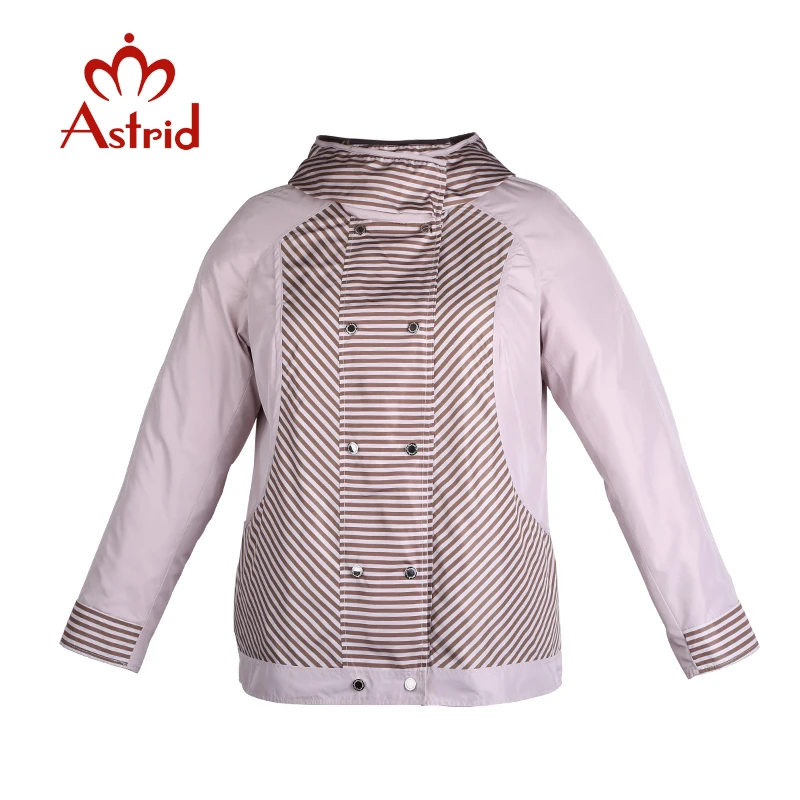 

women's trench coat Spring and Autumn short coat solid woven Fabric casual short Large Size Available in two colors coat AS-1938, Blue;meter white