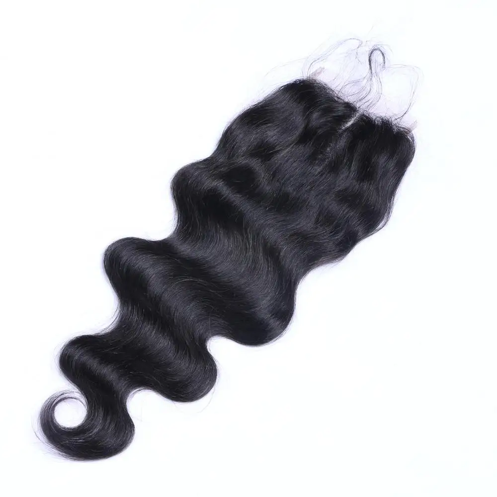 

Wholesale Original remy hair transparent lace closure no chemical human hair closure in stock, N/a