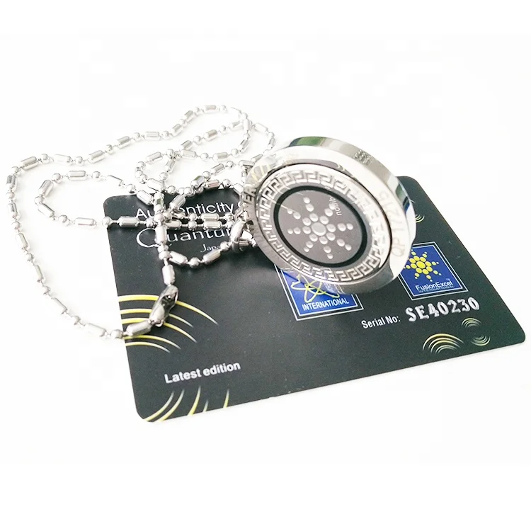 

High Quality Healing 316L Scalar Energy Pendants /Japanese Technology, Silver