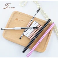 

Good Quality Double Side Spiral Eyelash Extension Eyebrow Mascara Wand Brush with Metal Cap