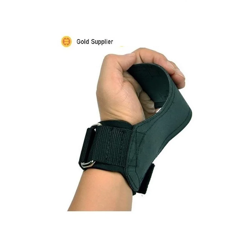 

rubber material weight lifting WRIST STRAP WITH safty hand guide, Black camouflage colour