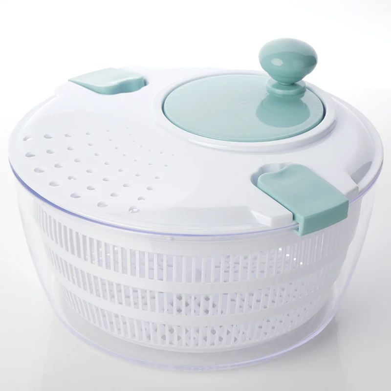 Smile mom Kitchen Plastic Large Spinner Salad with bowl