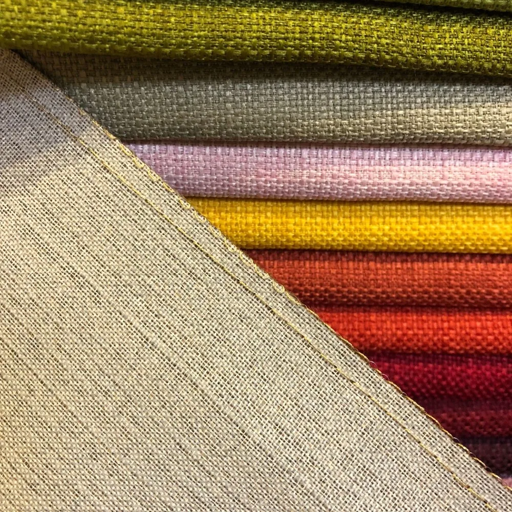 加密多丽丝纯色亚麻沙发套面料沙发面料制造商直接