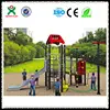 Best price children outdoor play game, climbing frame with slide, commercial outdoor playground QX-046E