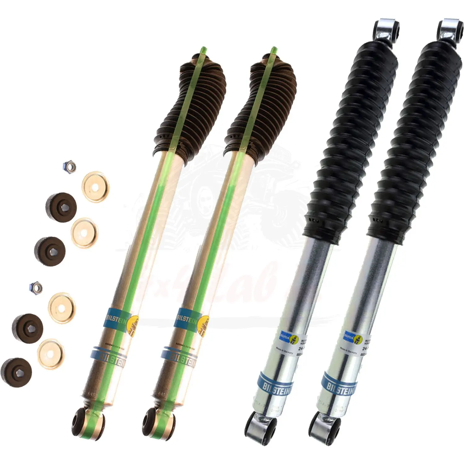 2BILSTEIN SHOCK ABSORBERS,FRONT,0714 JEEP WRANGLER JK,46MM MONOTUBE