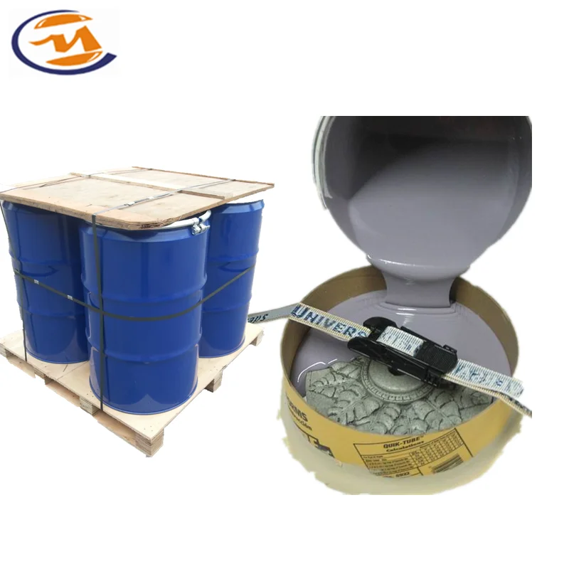 
Concrete molds made by Polyurethane rubber liquid 