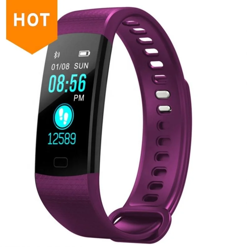 Y5 Color Screen Wristband Watch Waterproof Smart Bracelet with Sdk and Api