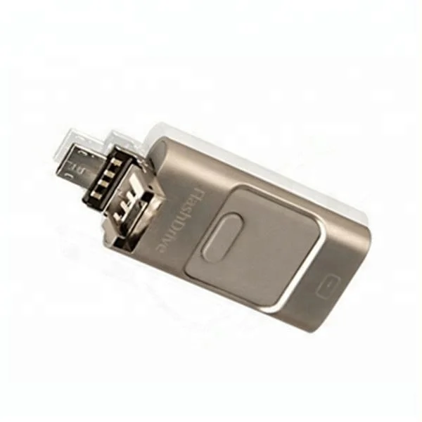 Wholesale promotion gift OTG 3 in 1 USB 2.0 USB 3.0 usb Flash Drive 64GB - ANKUX.COM