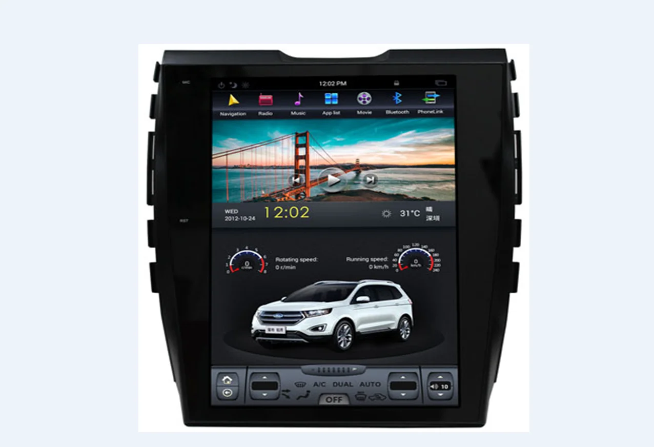 12.1 Inch Screen Android 7.1 Px3 System Multimedia For Toyota Tundra