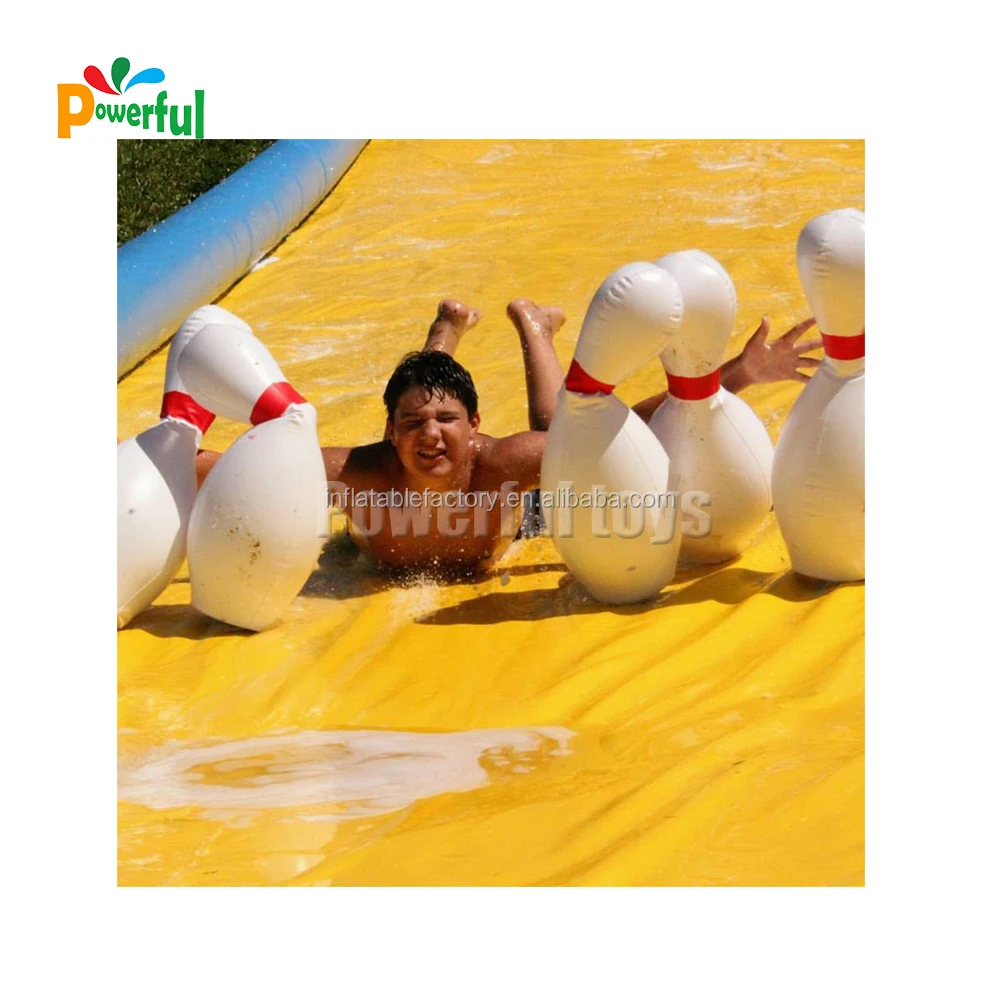 30ft inflatable water slip n slide airtight inflatable water slip n slide with suitable pump