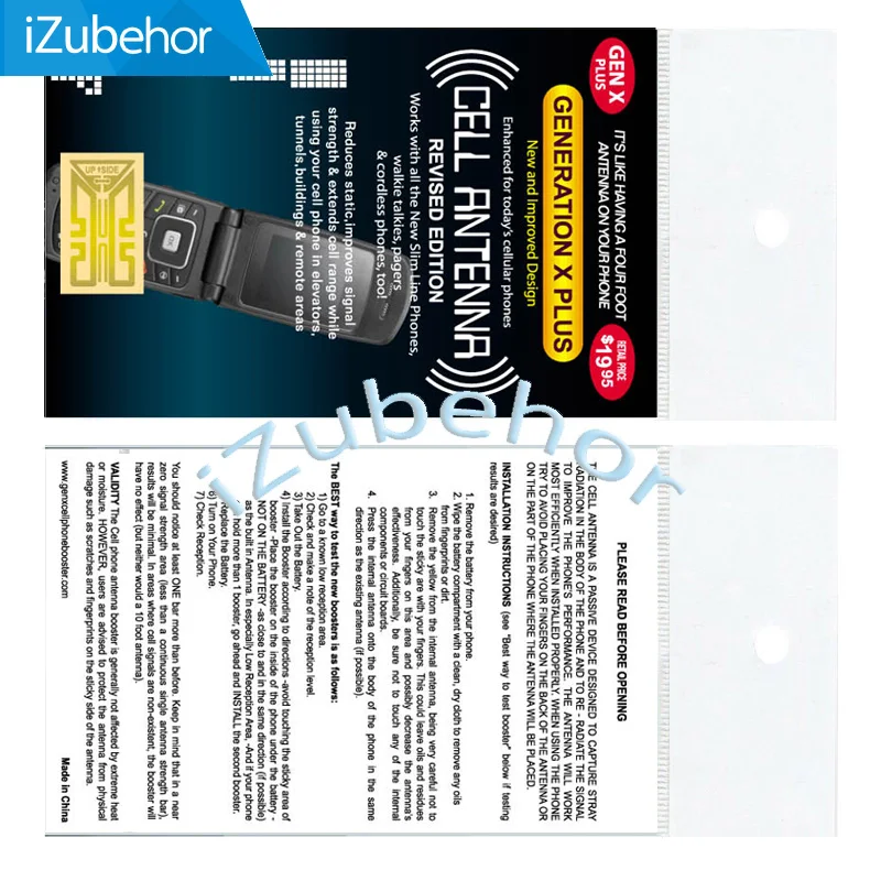 
New Shiny Cell phones antenna booster amplifier signal sticker generation X Plus X-Plus 100pcs/lot 