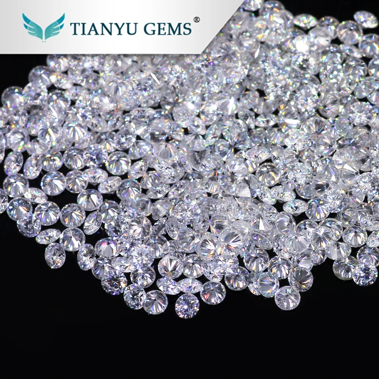 

Wuzhou Gem Processing China White 1-2mm Factory Wholesale Certified Moissanite