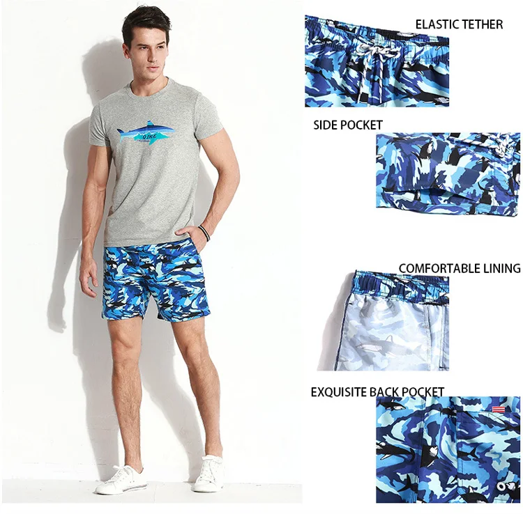 Sublimation Quick Dry Breathable Brands Mens Swimwear Wholesale