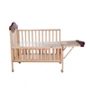 New Zealand solid wooden baby bed multifunction real wood baby cot