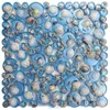 round new design glass shell mosaic tile