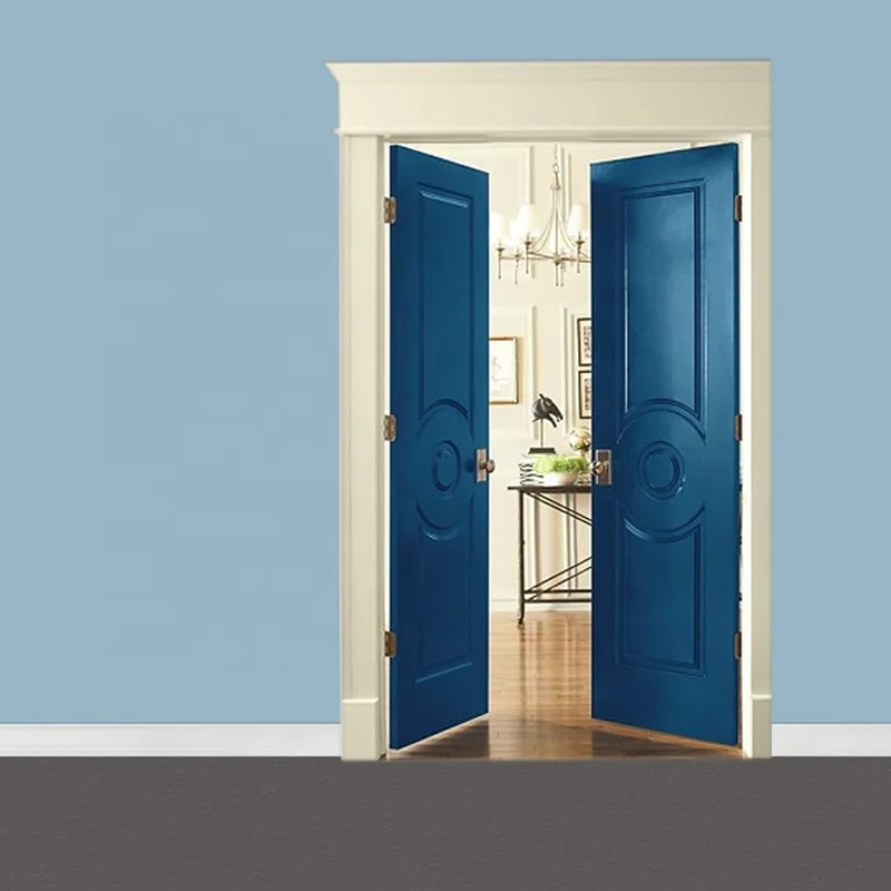 Double Leaf Carving Style Solid Wooden Entry Door For House Buy