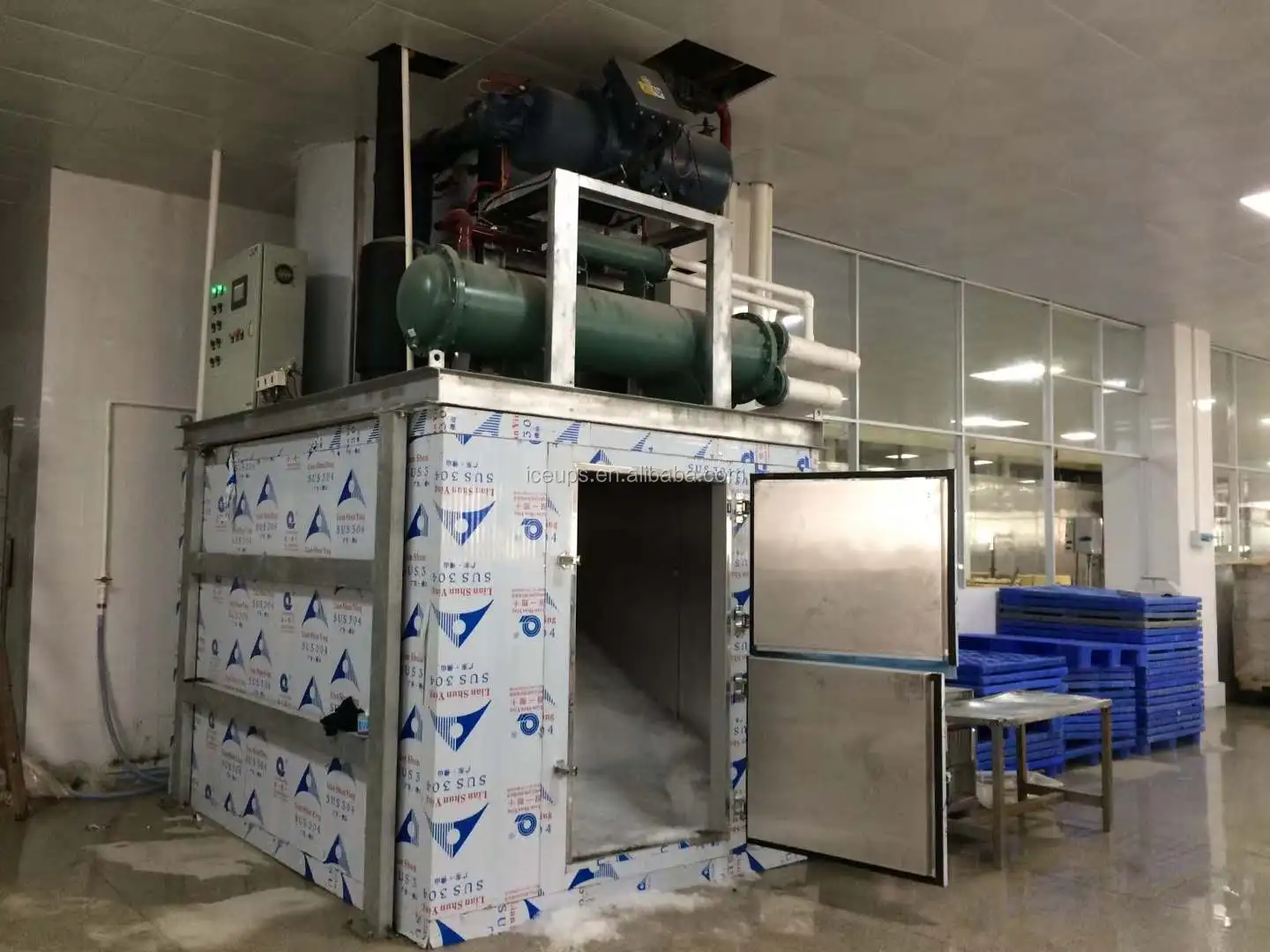 Professional Factory For Flake Ice Plant Ice Maker Machine Evaporator