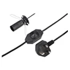 UK BSI Approval 3 Pin Plug Electric Cable Copper Salt Lamp Power Cord With E14 Lamp Holder And Dimmer Switch