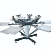 multi-color manual screen printing machine for T-shirt with micro registration