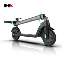 

Foldable patented aluminum alloy electric scooter with replaceable and removable battery